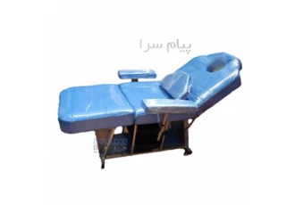 تخت ثابت پوست و زیبایی PT۰۸ ابعاد تخت طول 178 عرض 60 ارتفاع 66 سانتی