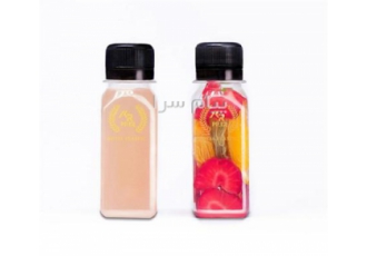 بطری طرح جوس ۷۵ سی سی بطری جوس 75 سی سی کد کالا 016 ۶ تعداد در بسته 2۰۰