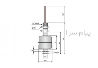 کنترل سنج مگنتی مدلSLM۰۰۰۰۰۴ در تهران مدل SLM 08 NO GM1 150C سنسور