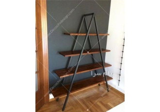 شلف مدل F۳۱ عرض 30 ارتفاع 120 جنس MDF فلز با رنگ الکترو استاتیک قابلیت