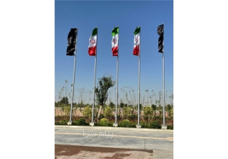 پایه پرچم شهری خیابانی