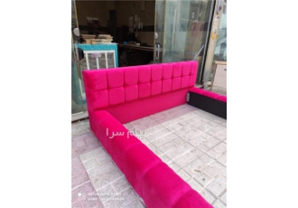 تخت خواب لمسه مخمل تختخواب چستر در تهران از تولید به مصرف قیمت استثنایی
