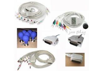 فروش بیواسطه کابل   لیدوایر نوار قلب ( نوارقلب ) ، پوآر ، دستبند و کاغذ نوار قلب  سیم