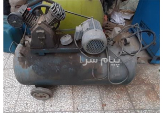 کمپرسور باد در چهاردانگه کمپرسور 250 لیتری ده سال بیشتره خوابیده سه فاز