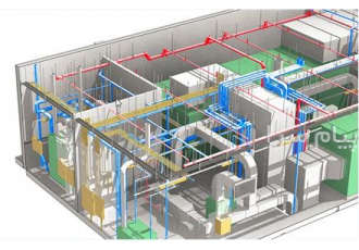 طراحی حرفه ای نقشه های فاز ۲ تاسیسات مکانیکی با Revit (اجرایی)