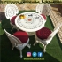 ناهار خوری و میز و صندلی پلیمری ملیکاوا مدل طاووسی پخش و فروش انواع میز