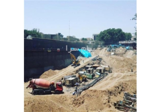 کمپرسور هوا جهت نیلینگ و پایدارسازی گود