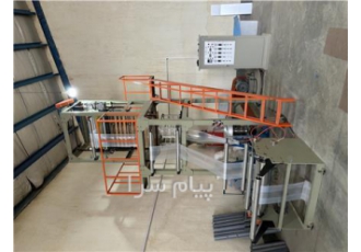فروش دستگاه عرض ٩٠ ژوکسین و دوخت و برش عرض ۷۰ دستگاه فقط 10 تن تولید