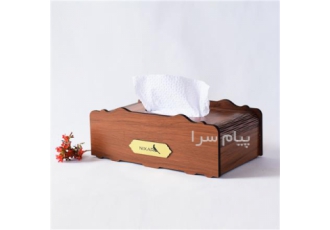 جای دستمال کاغذی چوبی 401