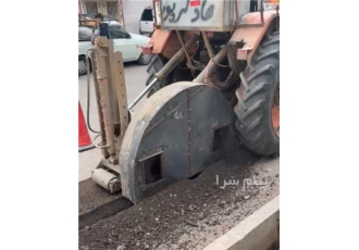 خدمات ترنچ و ترانشه زنی در اصفهان ارائه خدمات ترانشه زنی و آسفالت بری