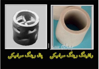راشینگ رینگ سرامیکی استوانه سرامیکی راشینگ رینگ RASHING RING CERAMIC