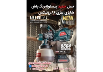 پیستوله رنگ پاش رونیکس ۸۶۰۴ در اصفهان مکانیزم پاشیدن رنگ HVLP