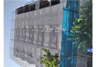 توری لفاف نمای ساختمان در تهران توری ایمنی ساختمان در دو مدل
