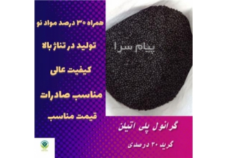 کمپاند لوله همراه 20 درصد مواد نو