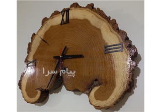 ساعت های دیواری تمام چوب در کرج زمان را با ما زیباتر ببینید طراحی