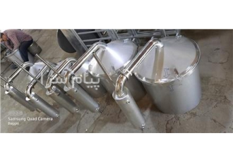 ساخت دستگاه تقطیر در اصفهان ساخت انواع دستگاههای تقطیر تمام استیل همراه