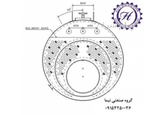 نقشه دیگ بخار و آبگرم