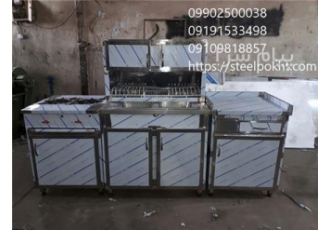 کابینت استیل زمینی صنعتی کابینت زمینی استیل صنعتی کابینت زمینی دو طبقه