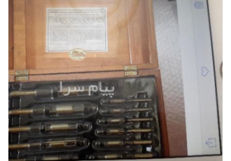 برقو متحرک آلمان غربی جعبه برقو متحرک سایز 8 الی 31 5 mm یازده پارچه