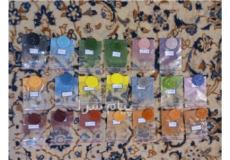 جوهر استین سفال و سرامیک در تهران موجودی 3 تن رنگ استین در 15 کد رنگی