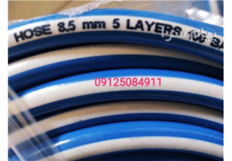 شیلنگ سمپاش ۵ لایه شیلنگ سمپاشی قطر 8 5 و 10میل ساخت ترکیه 5لایه دارای