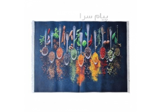 فرش پارچه ای مدل فرشینه طرح آشپزخانه کد ۴۰۱ در اصفهان فرشینه ها از سه