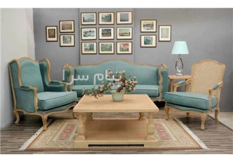 خرید و قیمت مبل مدرن مدل ابزاری تمام چوب سوپر راش گرجستان رنگ بندی