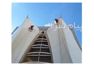 نماشویی در مشهد شستشو نما در مشهد شستشوی نما مشهد شرکت خدماتی ایمن اجرا