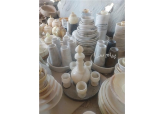 ظروف سنگی و گلدان سنگی اراد در بهارستان ظروف سنگی گروه تولیدی تزئینات