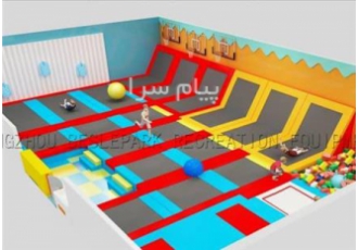 ترامپولین و بانجی اختصاصی و تخصصی طراحی و ساخت طراحی و ساخت ترامپولین