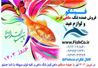 عرضه مستقیم سفره هفت سین در تهران فیشکو فروش عمده تنگ ماهی قرمز لوازم
