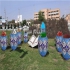 مبلمان شهری نوین در اصفهان المان های هفت سین مناسب ایام نوروز و دو