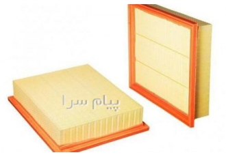 پخش مواد اولیه فیلتر هوا خودرو کاغذچین شده انواع خودروها پراید پژو
