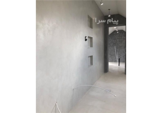 اجرای نمای میکروسمنت و پتینه پتینه کاری و میکروسمنت با تنوع رنگ و طرح