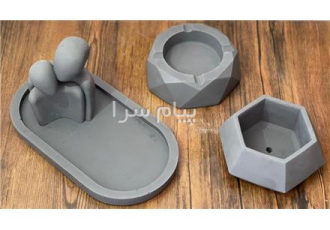 پودر سنگ هنری مواد ساخت اجسام بتنی پودر سنگ هنری در 2 رنگ طوسی و سفید