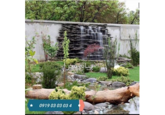 آبنما صخره ای طراحی برکه و آبنما صخره ای با کادری مجرب و حرفه ای باغ