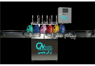 دستگاه پرکن پمپی ۸ نازله روغن زیتون (مایعات غلیظ) در شهریار ظرف گذاری