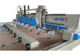 CNC فرز چوب تخت و روتاری مدل نگاره در اصفهان امکان کار تخت و روتاری