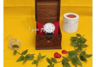 جعبه چوبی ساعت کادویی مدل D9
