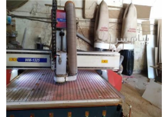 cnc سی ان سی کارکرده چوب و ام دی اف سه محور ابعاد 250 در 145 در 30 هر