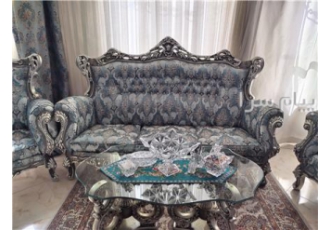 مبل ۹ نفره و ناهار خوری ۸ نفره کاملا سالم مناسب جهیزیه فوم و بدنه
