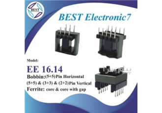 فروش بوبین و فریت EE۱۶ در تهران فروش انواع بوبین و هسته فریت EE16 ابعاد