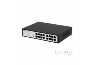 سوئیچ PoE اچ ار یو ای HRUI HR SWG۱۰۱۶۰D M در تهران تعداد پورت شبکه 16