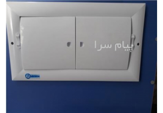 دریچه کولر پلیمری در دار با سلام دریچه کولر پلیمری زیبا و شیک جلوگیری