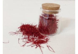 ظرف پیرکس زعفران درب چوب پنبه ای در تهران جا زعفرانی حجم 5 سی سی 5 CC