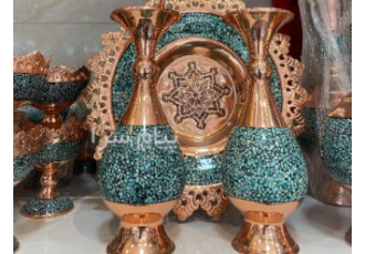 مسکده زنجان در تهران عرضه و تولید انواع ظروف مسی به قیمت عمده زیور آلات