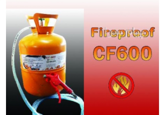 کپسول ضد حریق کپسول ضد حریق Cf600 مایعی شفاف غیر سمی و سازگار با محیط