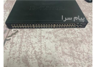 سوییچ ۴۸ پورت در تهران سوییچ 48 پورت مگابیتی و رکمونت مدل DES 1050G