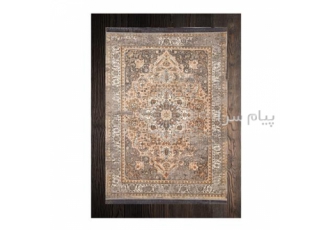 فرش گبه ماشینی میکروفیلامنت(ویکرون) کاشان  کد 556-1-14