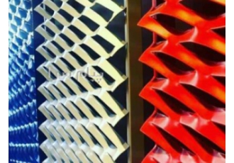 ورق سه بعدی استرچ متال expanded metal در تهران نمای فلزی اکسپندد متال